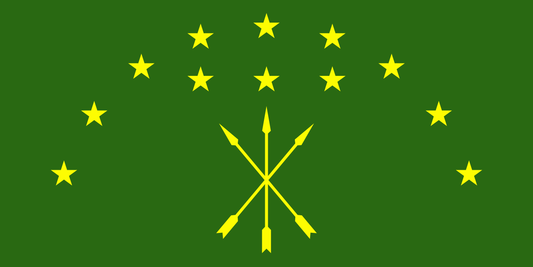 Buy Circassian Adyghe FLAG | 90x150cm | 3x5ft | Adyghe