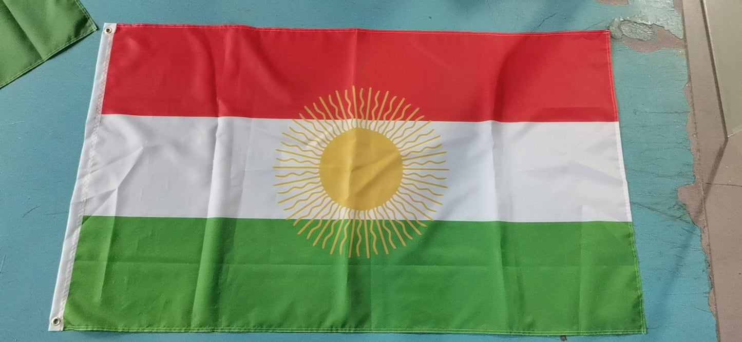 Buy Kurdistan Republic of Ararat Flag 90x150cm | Kurdistan