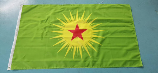 Buy KCK FLAG | Kurdistan Communities Union | Kurdistan | 90x150cm | 3x5ft