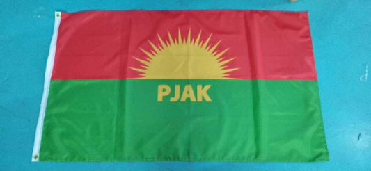 BUY Kurdistan Free Life Party FLAG | Partiya Jiyana Azad a Kurdistanê | PJAK FLAG