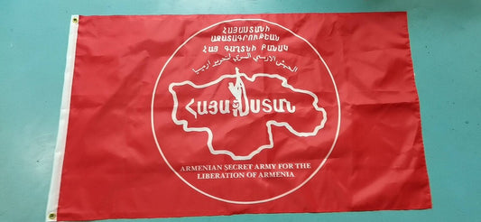 Buy Armenian Secret Army for the Liberation of Armenia (ASALA) FLAG | 90x150cm | 3x5ft | Armenia