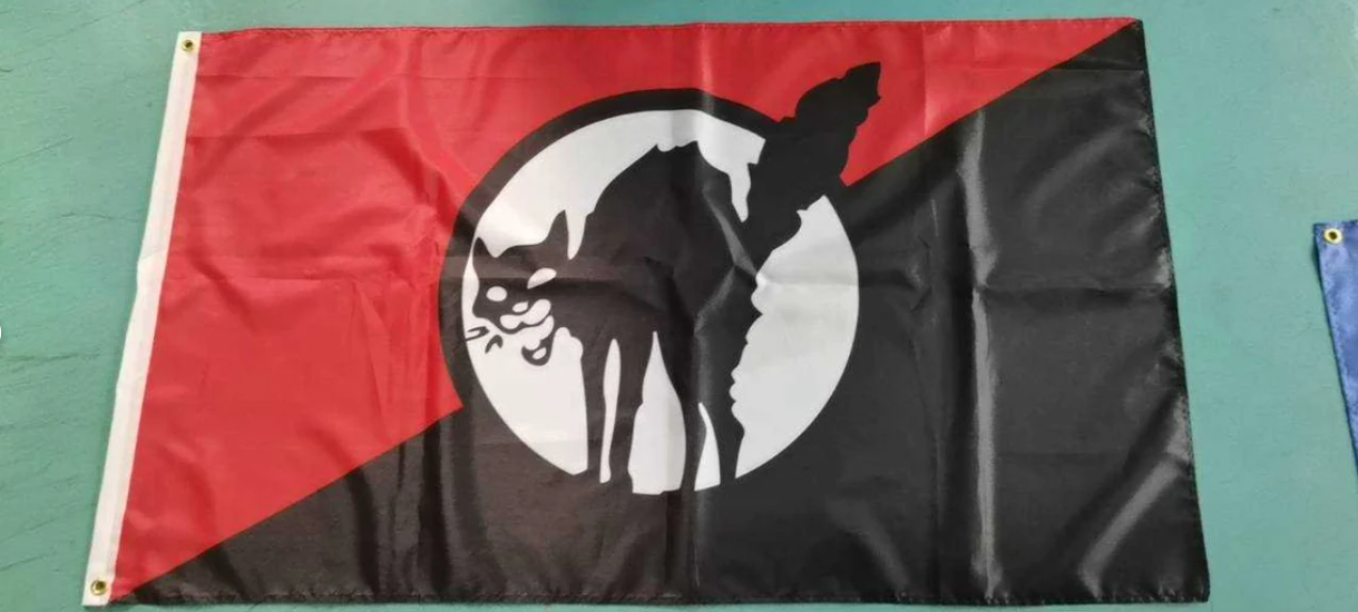 Buy Revolutionary Anarcho-Syndicalist Flag | Anarchist Flag | Red Anarchist Flag | Revolution Flag